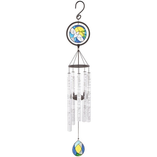 Wind Chime-Stained Glass Sonnet-Amazing Grace (35")