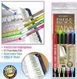 Highlighter-Bible Study Starter Set W/Gold Tabs