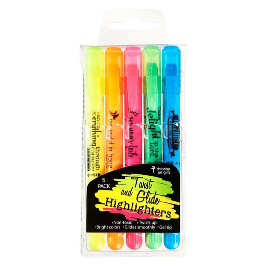 Highlighter Set-Twist & Glide (Set Of 5)