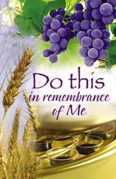 Bulletin-Do This In Remembrance Of Me (1 Corinthians 13:13) (Pack Of 100)