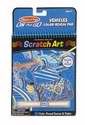 Scratch Art: Vehicles Color-Reveal Pad Activity Book (Ages 5+)