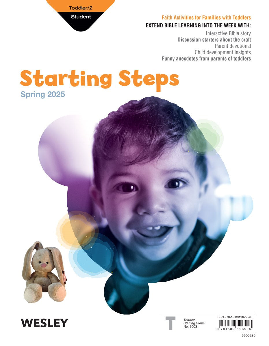 Wesley Spring 2025: Toddler/2 Starting Steps (Craft/Take-Home) (#3003)