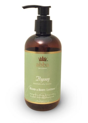 Bath Scents-Hyssop Hand & Body Lotion w/Pump-8 Oz