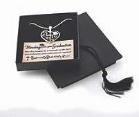 Pendant-Graduation Heart In Grad Cap Box (18")