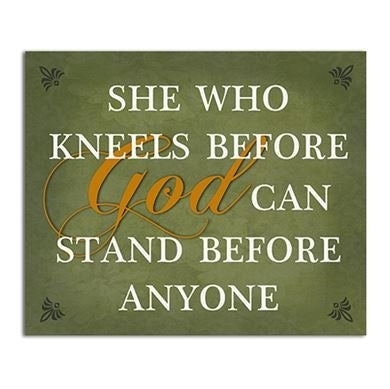 Wall Plaque-She Who Kneels