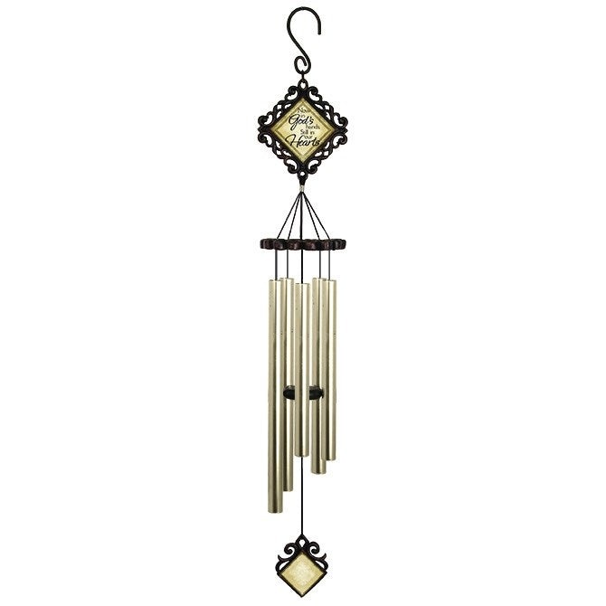 Wind Chime-Vintage-In God's Hands (35")