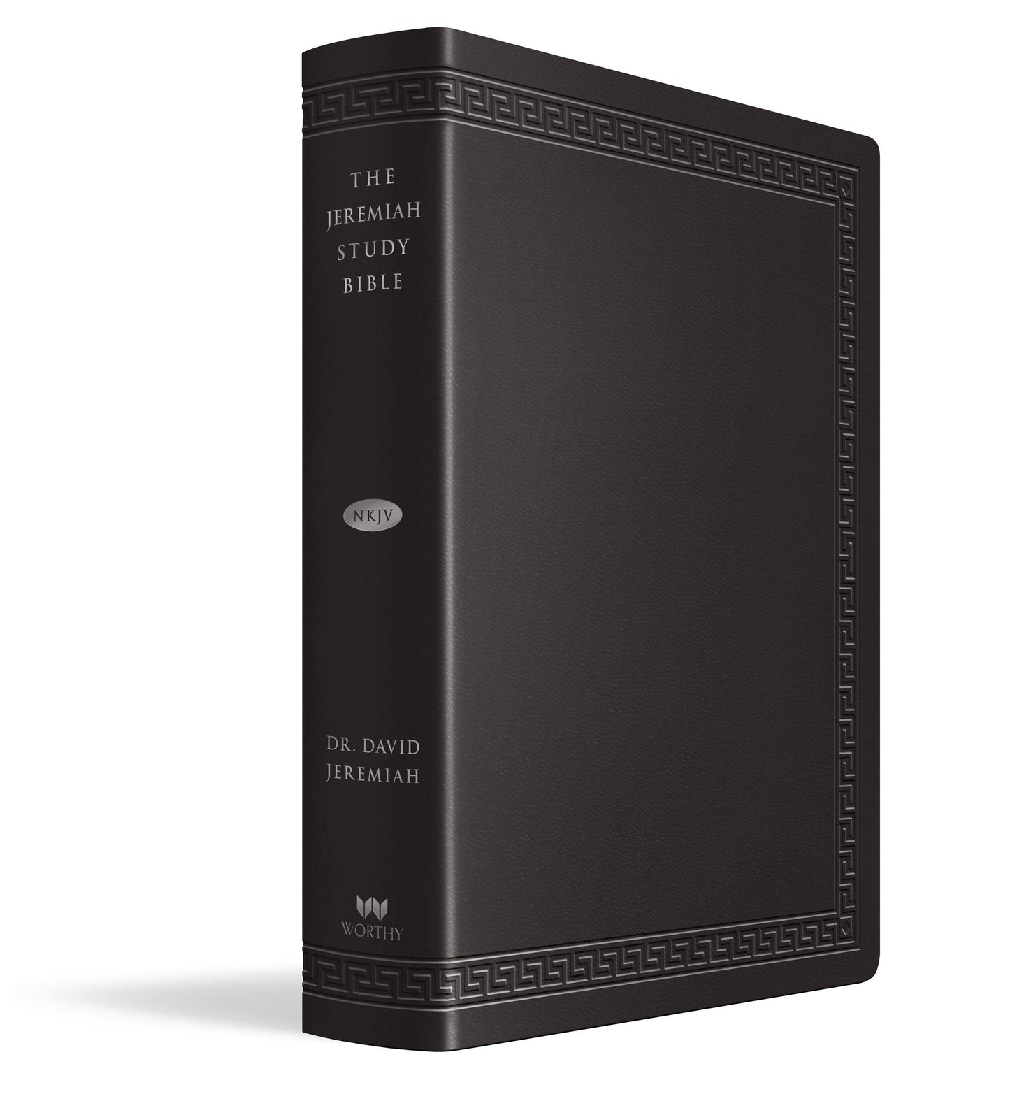 NKJV Jeremiah Study Bible/Large Print Edition-Black LeatherLuxe Indexed