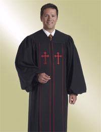 Clergy Robe-Cleric-S15/52-58-35-Black