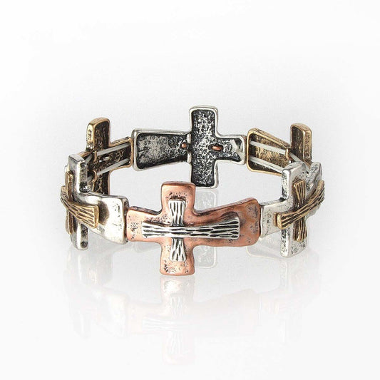 Bracelet-Eden Merry-6 Crosses