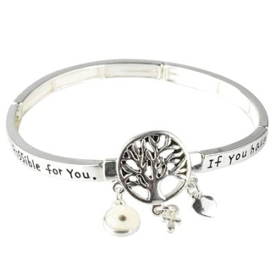 Bracelet-Eden Merry-Tree Of Life Stretchable-8"