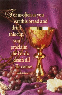 Bulletin-For As Often As You Eat This Bread And Drink This Cup (1 Corinthians 11:24) (Pack Of 100)