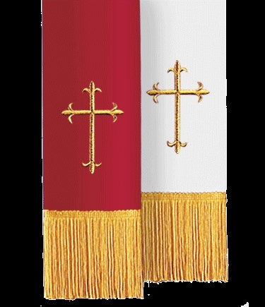 Bible Marker 11616 Red/Wht/Cr  (Non Sized)