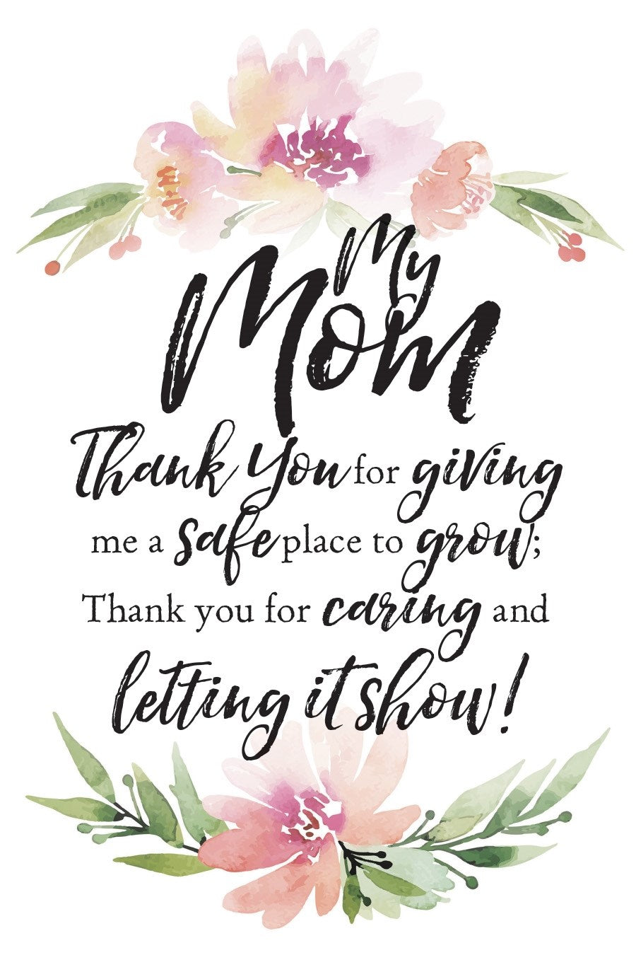 Plaque-Woodland Grace-My Mom  Your Arms (6 x 9)