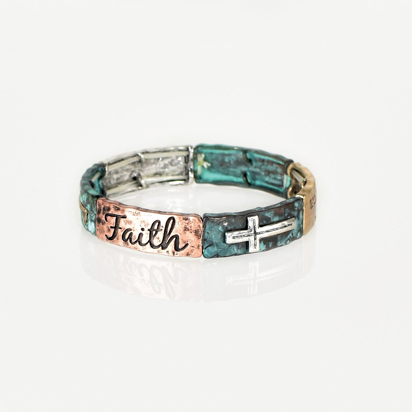 Bracelet-Eden Merry-Metal-Faith Prayer