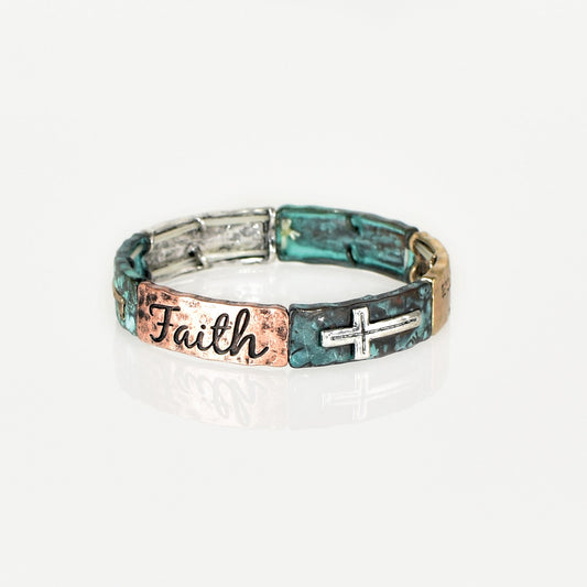 Bracelet-Eden Merry-Metal-Faith Prayer