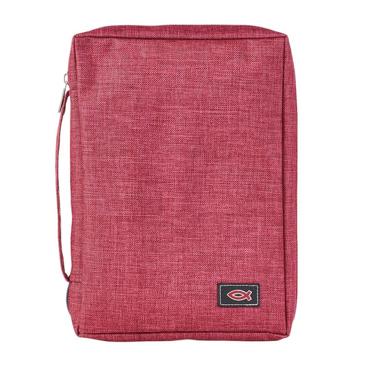 Bible Cover-Value-Fish-Burgundy-LRG