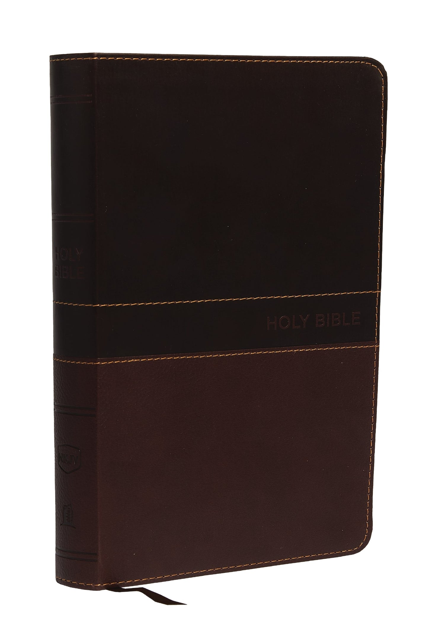 NKJV Deluxe Gift Bible (Comfort Print)-Toffee Leathersoft