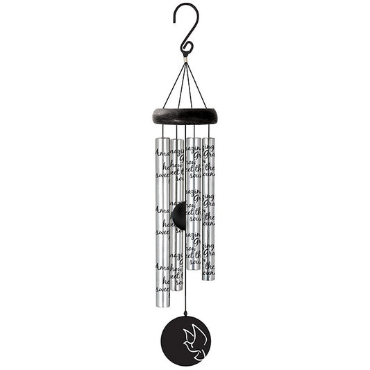 Wind Chime-Sonnet-Amazing Grace-Silver (21")