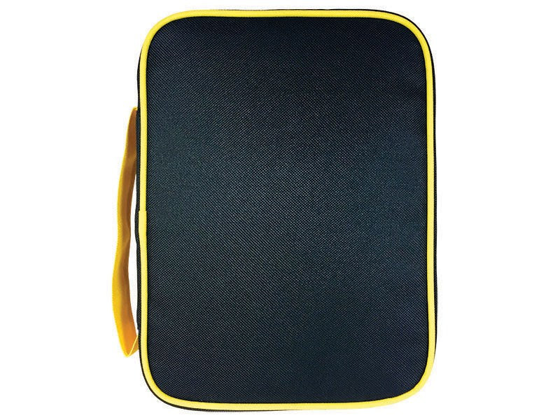 Bible Cover-Colorful-Black/Yellow-LRG