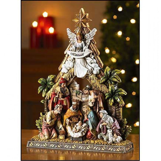 Nativity Figurine-Gift Boxed (8" x 2" x 10.5")