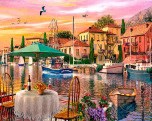 Jigsaw Puzzle-Sunset Harbour (1000 Pieces)