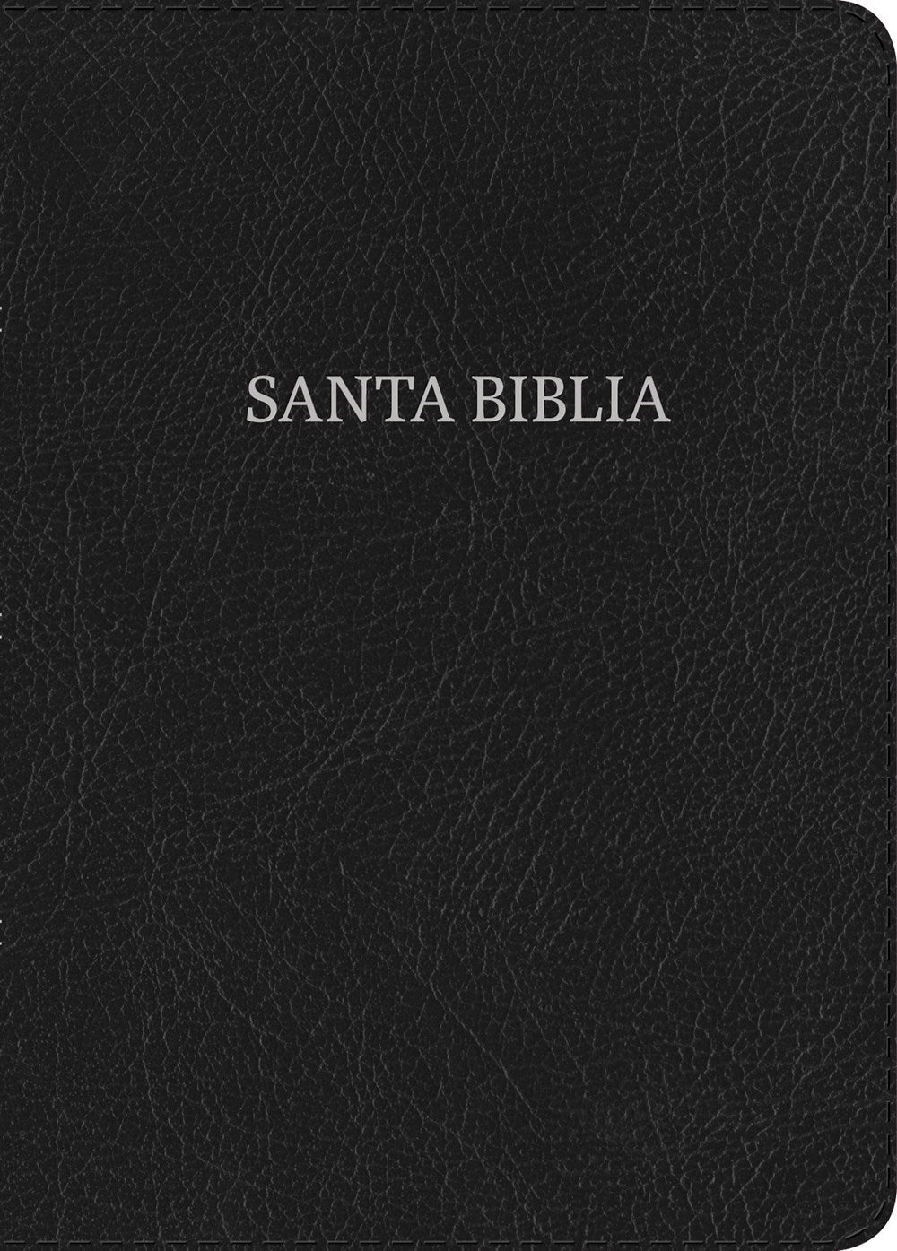 RVR 1960 Large Print Compact Bible (Biblia Compacta Letra Grande)-Black Bonded Leather Indexed