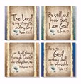 Square House Coasters-Have Faith (Set Of 4) (4")