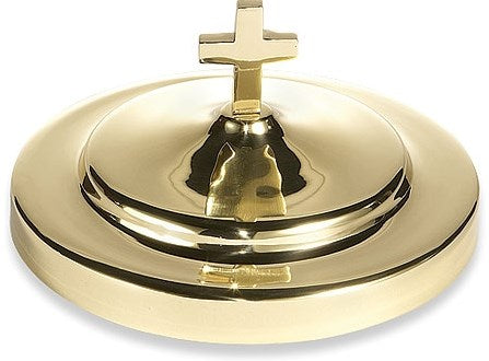 Bread Plate Cover-Stacking-Solid Brass