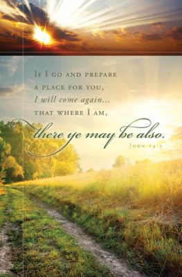 Bulletin-If I Go And Prepare A Place For You (John 14:3  KJV) (Pack Of 100)