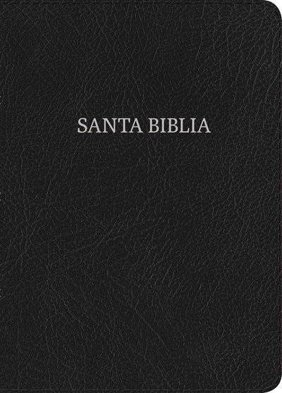 NVI Large Print Compact Bible (Biblia Compacta Letra Grande)-Black Bonded Leather Indexed