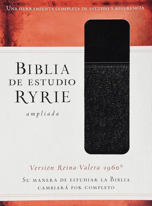 RVR 1960 Ryrie Study Bible  Expanded (Biblia de Estudio Ryrie Ampliada)-Black DuoTone Indexed