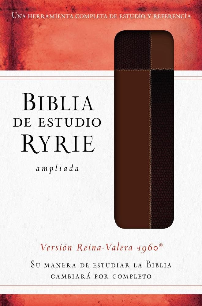 RVR 1960 Ryrie Study Bible  Expanded (Biblia de Estudio Ryrie Ampliada)-Brown DuoTone Indexed