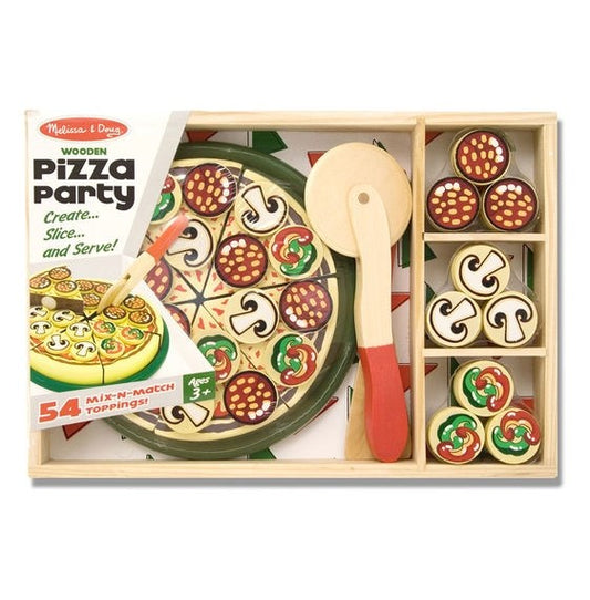 Pretend Play-Pizza Party (54 Pieces) (Ages 3+)