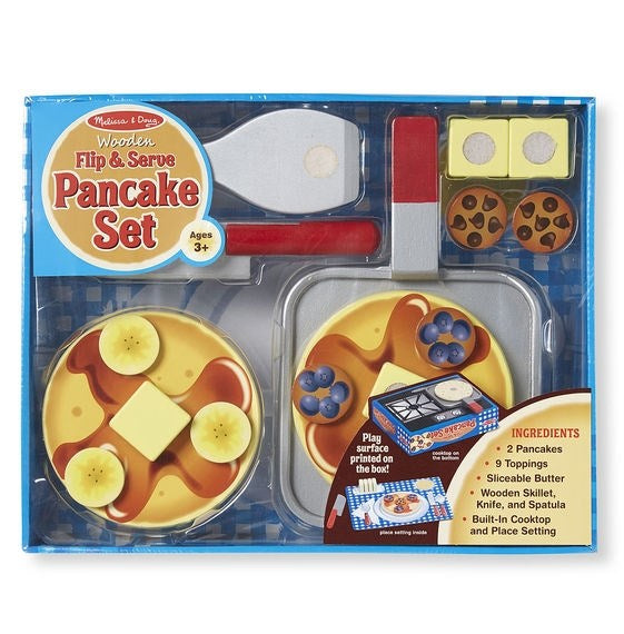 Pretend Play-Flip & Serve Pancake Set (18 Pieces) (Ages 3+)