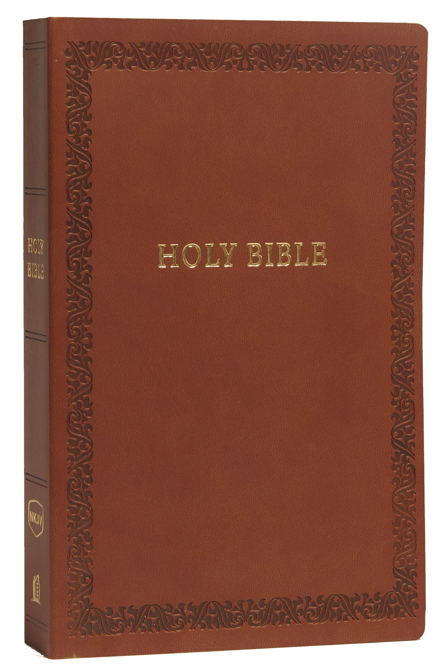 NKJV Holy Bible Soft Touch Edition (Comfort Print)-Brown Leathersoft