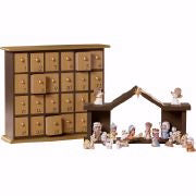 Nativity Advent Calendar w/Storybook (Set Of 26)