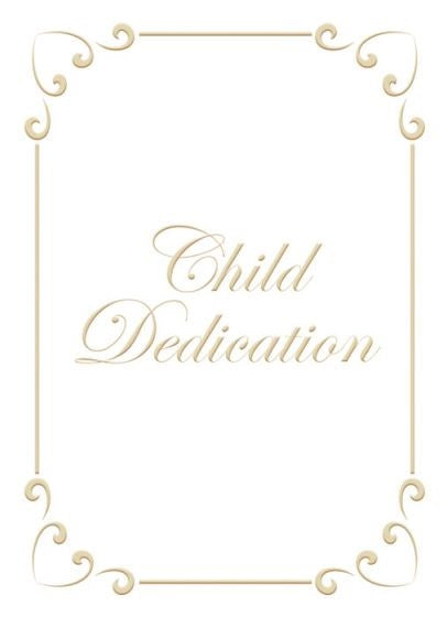 Certificate-Child Dedication (Psalm 127:3) (Gold Foil Embossed  Premium Stock) (Pack Of 6)