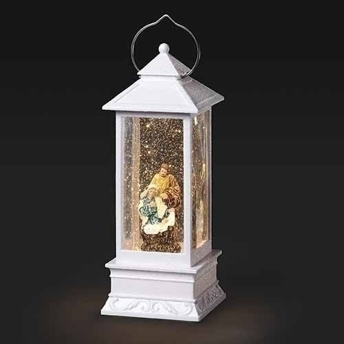 Lantern-LED-Swirl-Holy Family (11")