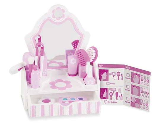 Pretend Play-Beauty Salon Play Set (18 Pieces) (Ages 3+)