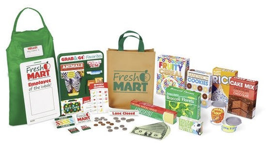 Pretend Play-Fresh Mart Grocery Store Companion Collection (70+ Pieces) (Ages 3+)