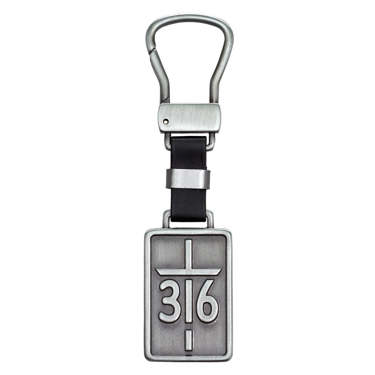 Keyring-John 3:16-LuxLeather w/Gift Tin