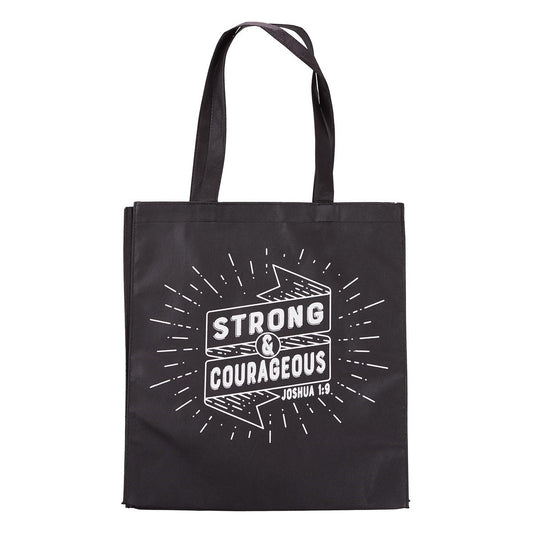 Tote Bag-Strong & Courageous-Non-Woven