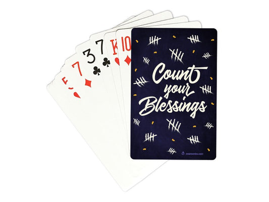 Playing Cards-Count Your Blessings (Pack Of 3)