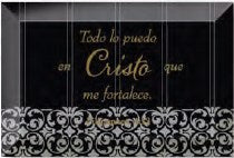 Spanish Plaque-I Can Do All Through Christ (Todo Lo Puedo En Cristo) (6" x 4")