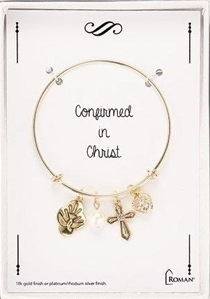 Bracelet-Confirmation-Bangle-Gold (Carded)