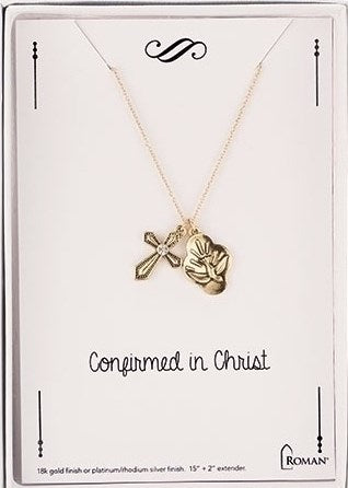 Necklace-Confirmation-Gold (15"") (Carded)