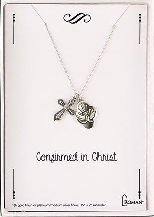 Necklace-Confirmation-Silver (15") (Carded)