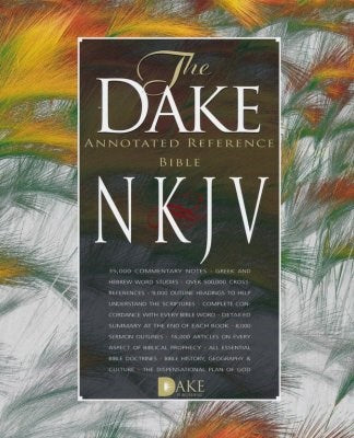 NKJV Dake Annotated Reference Bible-Black Bonded Leather