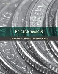 Economics Student Activities Manual Answer Key (3rd Edition)