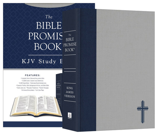 KJV Bible Promise Book Bible-Navy Hardcover